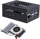 NÖRDIC Raspberry Pi 5 Case with Pi5-Official Active Cooler, Support for PCIe M.2 NVMe SSD