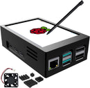 NÖRDIC 3.5" Touchscreen Display with Raspberry Pi 5 Case, 480x320 TFT LCD Panel, 60Hz Display with Mini Fan and Heatsink