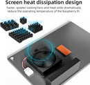 NÖRDIC 3.5" Touchscreen Display with Raspberry Pi 5 Case, 480x320 TFT LCD Panel, 60Hz Display with Mini Fan and Heatsink