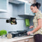 NÖRDIC Rotating 360 degree wall mount with metal base and aluminum alloy for tablets in sizes 7-13 inches.