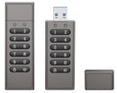 NÖRDIC Secure Encrypted USB Drive with Password Protection and Lock, AES-256-bit, USB 3.0 for Personal Security, 64 GB