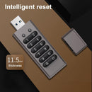 NÖRDIC Secure Encrypted USB Drive with Password Protection and Lock, AES-256-bit, USB 3.0 for Personal Security, 64 GB