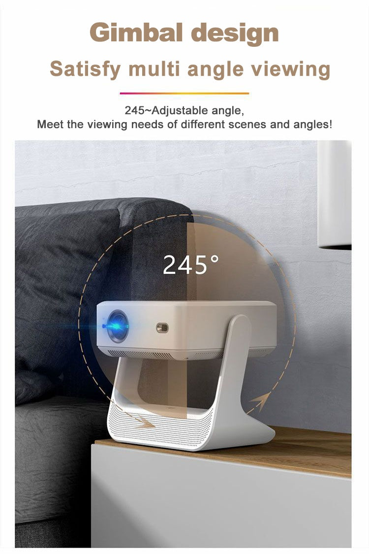 NÖRDIC Smart Touch Screen Projector for Home Theater and Presentations