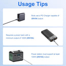 Starlink Mini Cable 3m USB-C to DC Waterproof 100W Input Outdoor Camping Travel Work