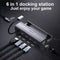 NÖRDIC Steam Deck docking station 1 to 6 - 1xHDMI4K60Hz, 1xUSB-C PD100W, 3xUSB-A 3.1 5Gbps, 1xRJ45 GigaLAN