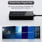 NÖRDIC USB 3.0 4port 5Gbps hubb 25cm kabel svart