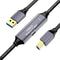 NÖRDIC USB 3.0 Active Printer Cable - 15m USB A to USB B 3.0 Compatible with printer, conference camera, docking station, hard drive and more