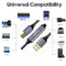 NÖRDIC USB 3.0 Active Printer Cable - 15m USB A to USB B 3.0 Compatible with printer, conference camera, docking station, hard drive and more