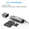 NÖRDIC USB-A 3.0 Kortläsare 2 Slot SD, MicroSD UHS-I
