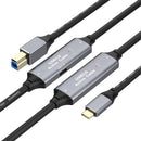 NÖRDIC USB 3.0 cable USB-C to USB-B 5Gbps 15m USB printer cable