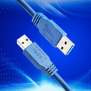 NÖRDIC USB3.1 cable Type A male to Type A male 1m USB3.0 5Gbps