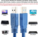 NÖRDIC USB3.1 cable Type A male to Type A male 5Gbps 50cm USB3.0