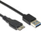 NÖRDIC USB 3.1 cable USB A to USB Micro B 3m black