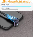 NÖRDIC USB4 angled adapter male to female 40G 8K60Hz PD100W