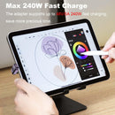 NÖRDIC USB4 angled adapter male to female 40G 8K60Hz PD100W