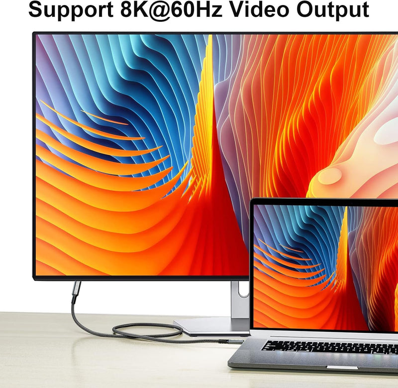 NÖRDIC USB 4 extension cable 50cm 40Gbps 240W 8K60Hz