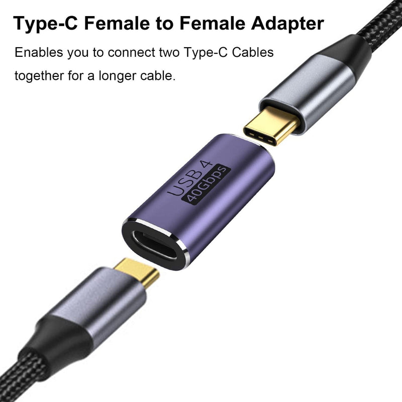 NÖRDIC USB4 extension adapter female to female 40G 8K60Hz PD100W