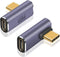 NÖRDIC USB4 angled adapter male to female 40G 8K60Hz PD100W