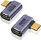 NÖRDIC USB4 angled adapter male to female 40G 8K60Hz PD100W
