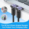 NÖRDIC USB4 angled adapter male to female 40G 8K60Hz PD100W