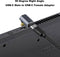 NÖRDIC USB4 angled adapter male to female 40G 8K60Hz PD240W