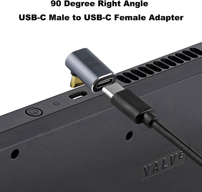 NÖRDIC USB4 angled adapter male to female 40G 8K60Hz PD240W