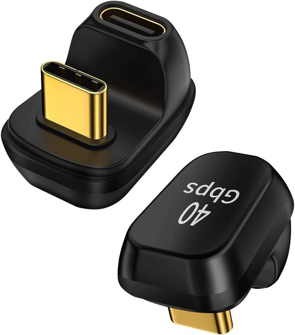 NÖRDIC USB4 angled adapter male to female 40G 8K60Hz PD100W