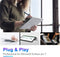 NÖRDIC USB 7-Port docking station for MicroSoft Surface Pro7 1xHDMI4k30Hz 2xUSB-A 5Gbps 1xUSB-C PD87W 1xRJ45 LAN and 1xTF and 1xSD