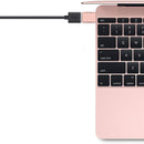NÖRDIC USB A 3.0 OTG female to USB C male adapter Aluminum Rose Gold OTG USB-C Adapter sync and charging