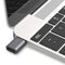 NÖRDIC USB-A 3.1 OTG female to USB C male adapter data sync and charge Aluminum Space Grey