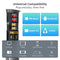 NÖRDIC USB-A 3.1, USB-C 3.1, Lightning Card Reader and Storage Cabinet 2 Slot SD, MicroSD, 1xUSB-A UHS-I