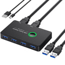 NÖRDIC USB-A Switch 2 computers to 4 USB-A 3.1 5Gbps