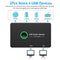 NÖRDIC USB-A Switch 2 computers to 4 USB-A 3.1 5Gbps