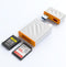NÖRDIC USB-A, USB-C 3.0 Card Reader 2 Slot CFexpress Type A, SD3.0 UHS-I