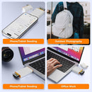 NÖRDIC USB-A, USB-C 3.0 Card Reader 2 Slot CFexpress Type B, SD3.0 UHS-I