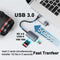 NÖRDIC USB-A, USB-C Card Reader 2 Slot SD4.0, MicroSD4.0 UHS-II