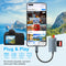 NÖRDIC USB-A, USB-C Card Reader 2 Slot SD4.0, MicroSD4.0 UHS-II