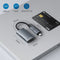 NÖRDIC USB-A, USB-C Card Reader 2 Slot SD4.0, MicroSD4.0 UHS-II