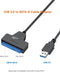 NÖRDIC USB-A to SATA adapter 2.5 SATA III HDD 5Gbps