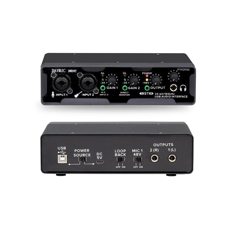 NÖRDIC USB Audio Interface two inputs 24bit 192KHz with XLR/TRS