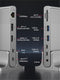 NÖRDIC USB-C 1 to 12 Docking station 1xDP 8K30Hz 1xHDMI 8K30Hz 1xRJ45 GigaLan 1xUSB-C PD100W 3xUSB 10G 1xUSB 5G 1xSD 1XMicroSD 1x3.5mm AUX