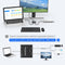 NÖRDIC USB-C 2 to 1 Switch & 1 to 2 Splitter, 8K/60Hz 4K/144Hz 100WPD 10Gbps Data+Video+PD