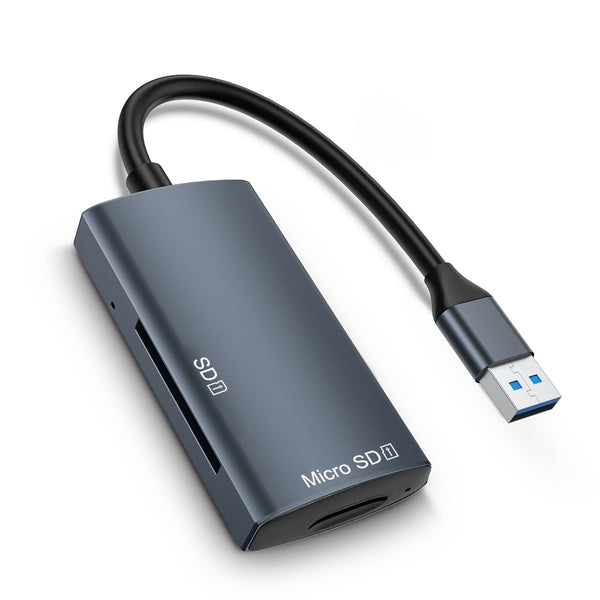 NÖRDIC USB-C 3.0 Card Reader 2 Slot SD3.0, MicroSD3.0 UHS-I