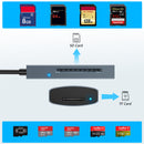 NÖRDIC USB-C 3.0 Card Reader 2 Slot SD3.0, MicroSD3.0 UHS-I