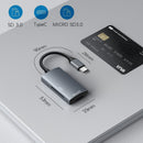 NÖRDIC USB-C 3.0 Card Reader 2 Slot SD3.0, MicroSD3.0 UHS-I