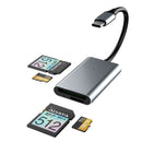 NÖRDIC USB-C 3.0 Card Reader 4 Slot SD4.0, SD3.0, MicroSD4.0, MicroSD3.0 UHS-I/UHS-II