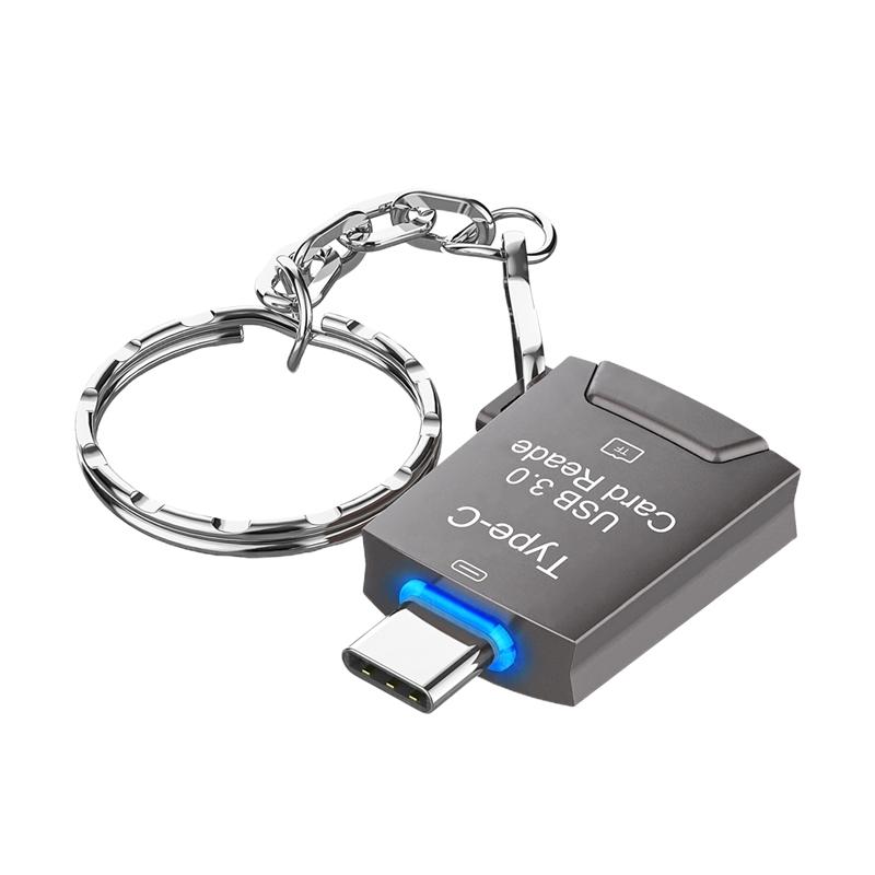 NÖRDIC USB-C 3.0 Kortläsare MicroSD UHS-I