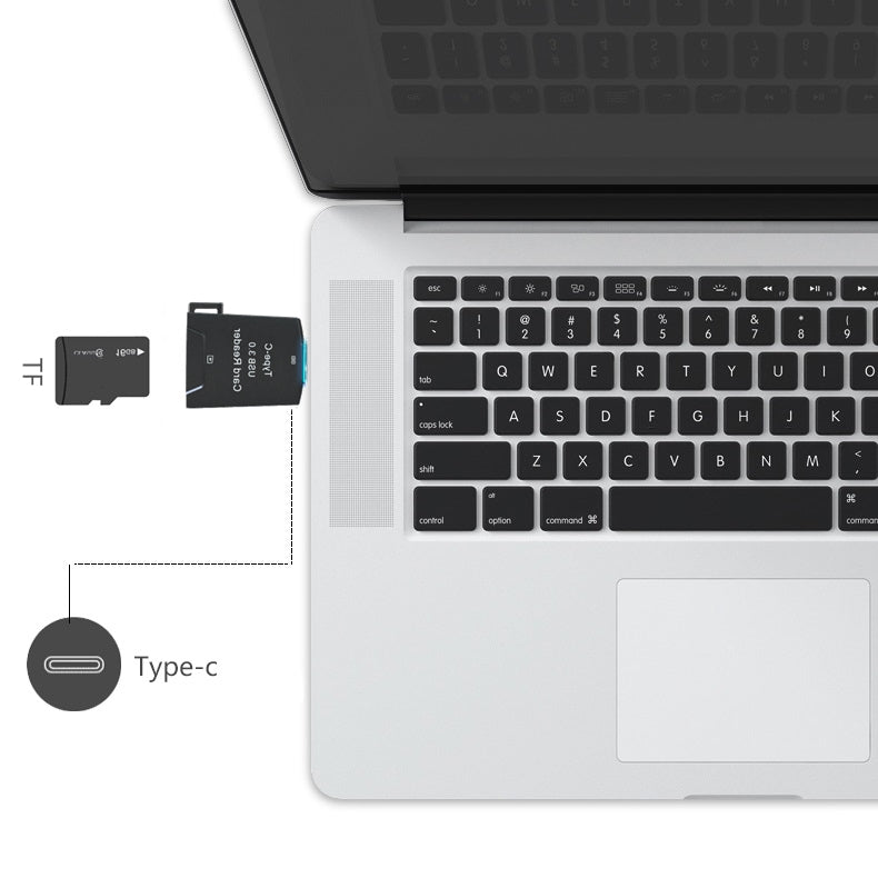 NÖRDIC USB-C 3.0 Card reader MicroSD UHS-I