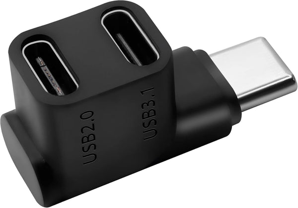 NÖRDIC USB-C 3.0 Male to Female Adapter for Data and Charging 10Gbps