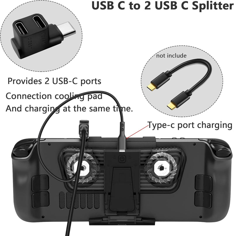 NÖRDIC USB-C 3.0 Male to Female Adapter for Data and Charging 10Gbps